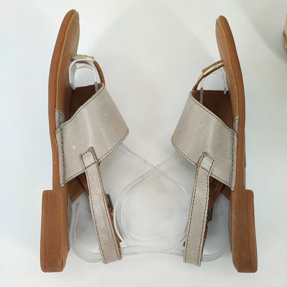 Born B.o.c Women's Concept Taupe Leather Slingback Sandals Size 8M - Picture 4 of 9